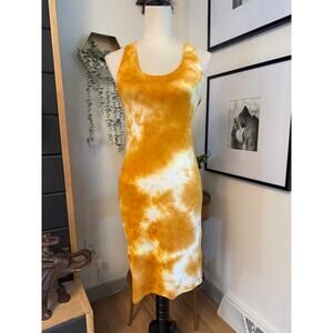 See You Monday Knee Length Tie Dye Dress